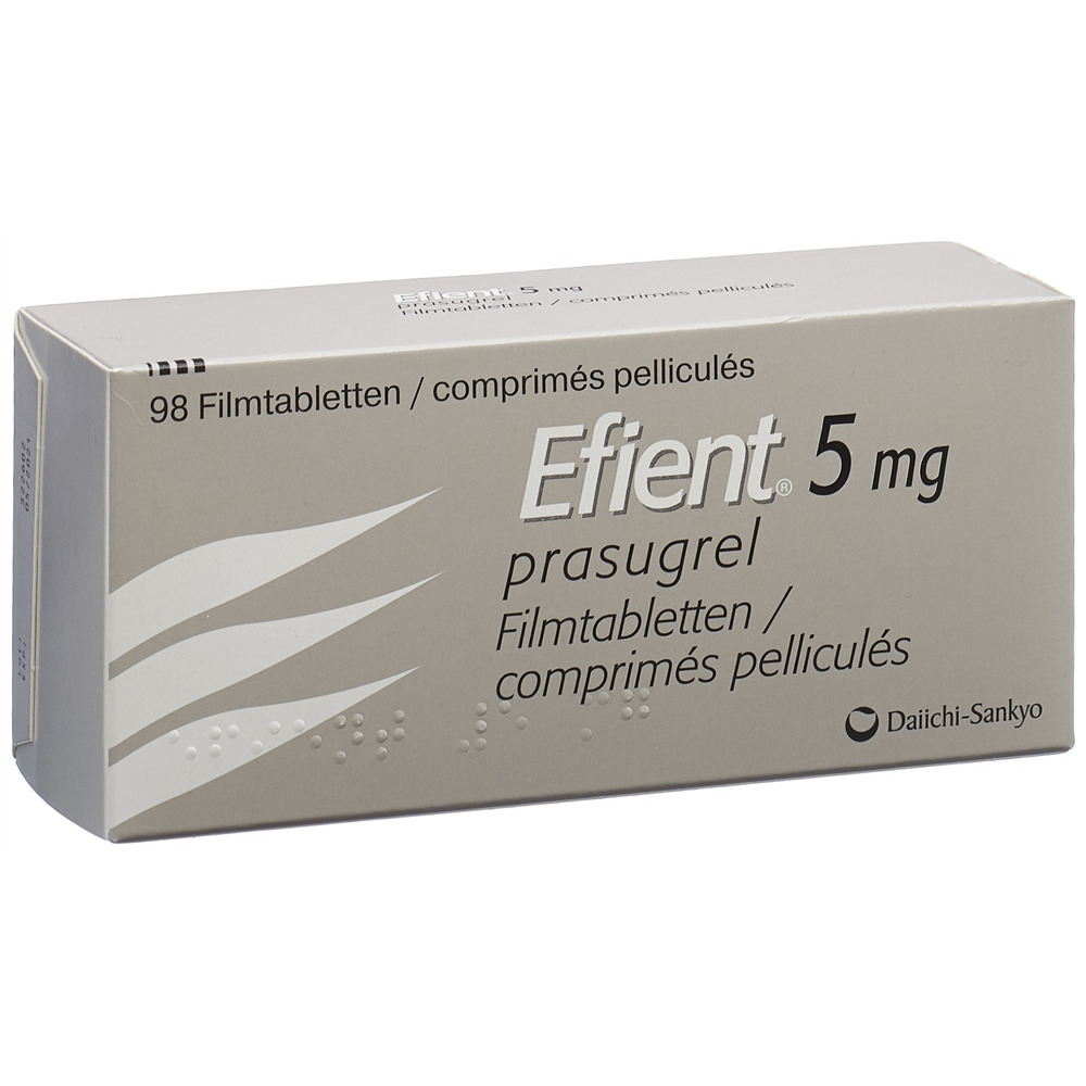 Efient 5 mg, comprimés pelliculés