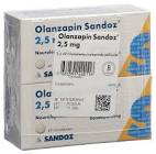 OLANZAPINE Sandoz cpr pell 2.5 mg 28 pce