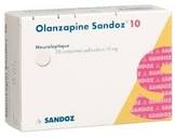 OLANZAPINE Sandoz cpr pell 10 mg 28 pce