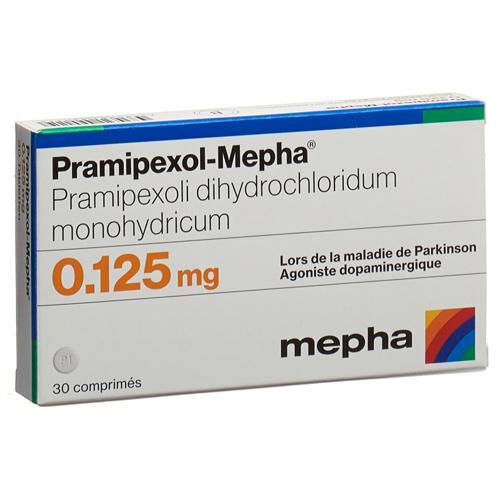 Pramipexol-Mepha 0.125 mg, Tabletten