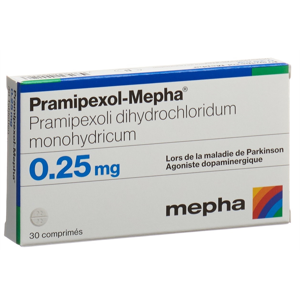 Pramipexol-Mepha 0.25 mg, Tabletten