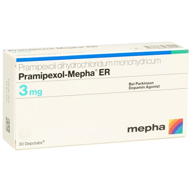 Pramipexol-Mepha 0.25 mg, Tabletten