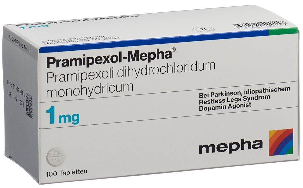 Pramipexol-Mepha 1.0 mg, Tabletten