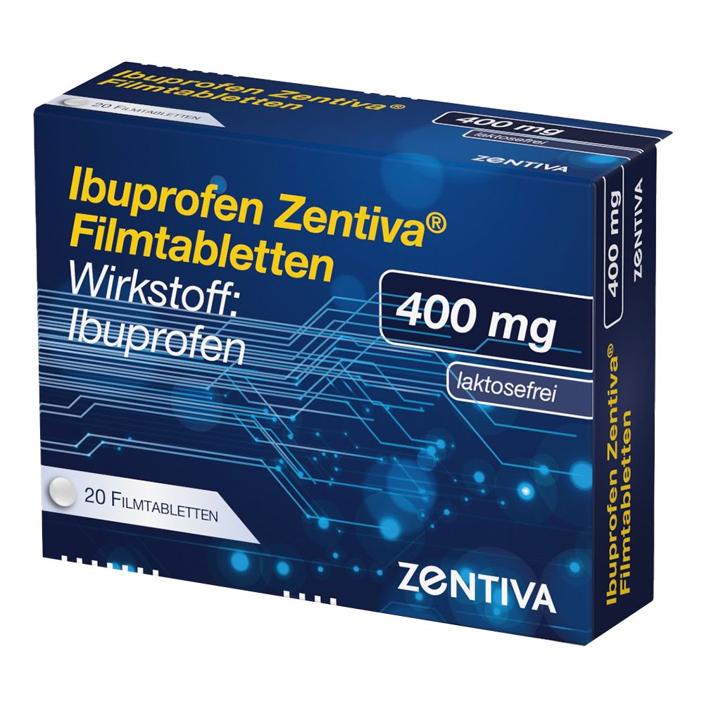 Ibuprofen N Zentiva 400 mg, Filmtabletten
