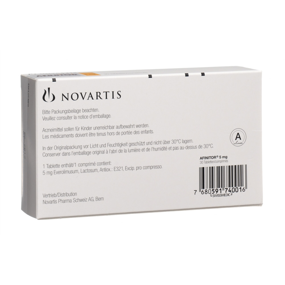 Afinitor 5 mg, Tabletten