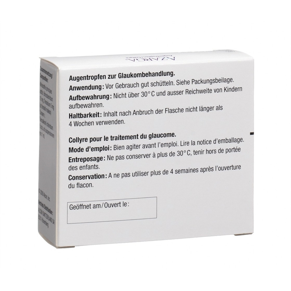 AZARGA susp opht 3 fl 5 ml