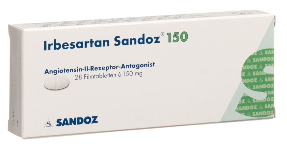IRBESARTAN Sandoz cpr pell 150 mg 28 pce