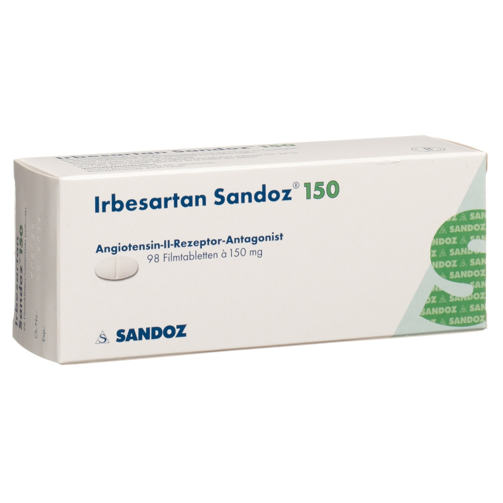IRBESARTAN Sandoz cpr pell 150 mg 98 pce