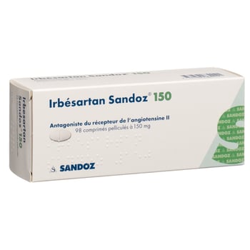 IRBESARTAN Sandoz cpr pell 150 mg 98 pce