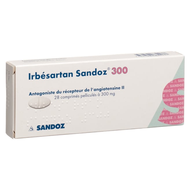 IRBESARTAN Sandoz cpr pell 300 mg 28 pce
