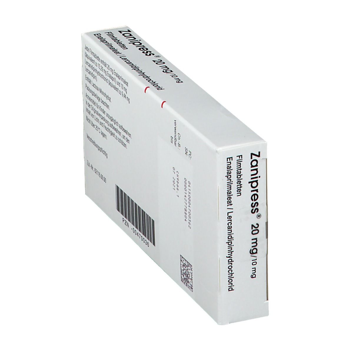 Zanipress 10 mg/20 mg, Filmtabletten