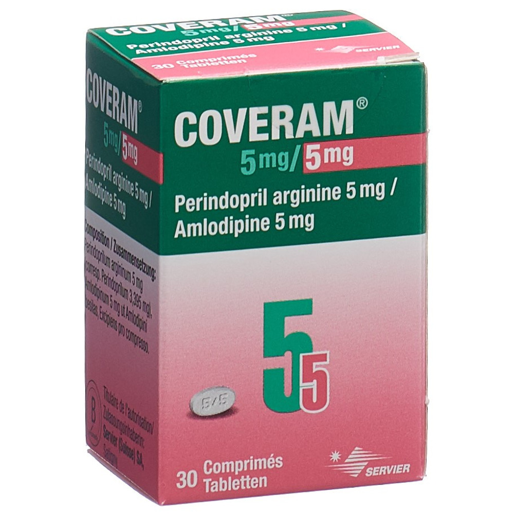 Coveram 5 mg/5 mg, comprimés