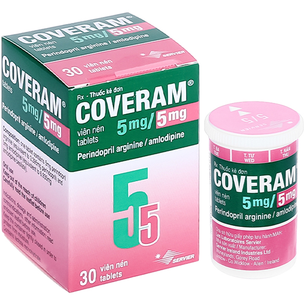 Coveram 5 mg/5 mg, comprimés