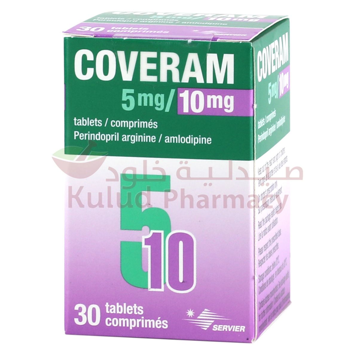 Coveram 5 mg/10 mg, comprimés
