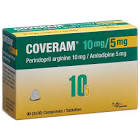 Coveram 10 mg/5 mg, comprimés
