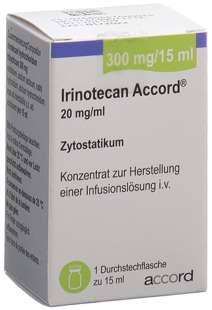 IRINOTECAN Teva liquid 300 mg/15ml flac