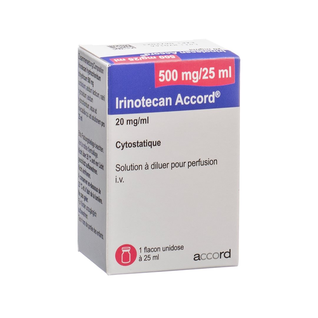 IRINOTECAN Teva liquid 500 mg/25ml flac