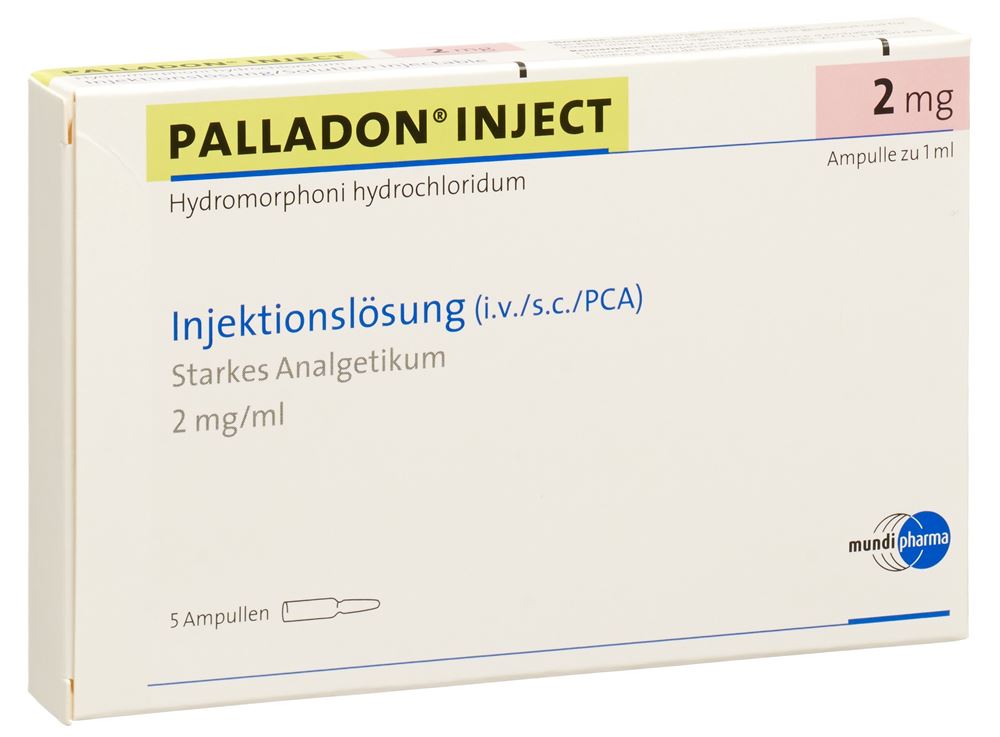 PALLADON INJECT prép inj perf 2 mg/ml 5 amp 1 ml