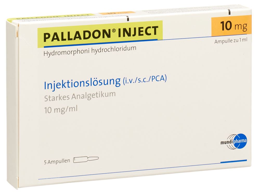 PALLADON INJECT prép inj perf 10 mg/ml 5 amp 1 ml