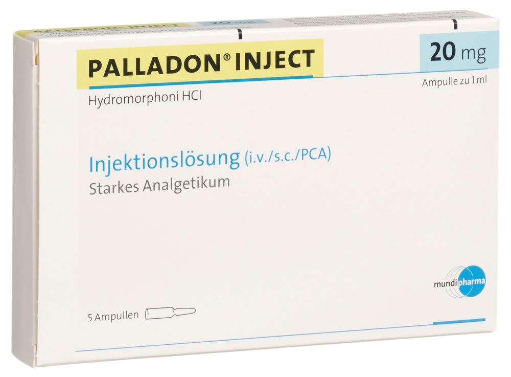 PALLADON INJECT prép inj perf 20 mg/ml 5 amp 1 ml