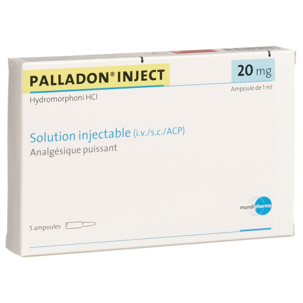 PALLADON INJECT prép inj perf 20 mg/ml 5 amp 1 ml