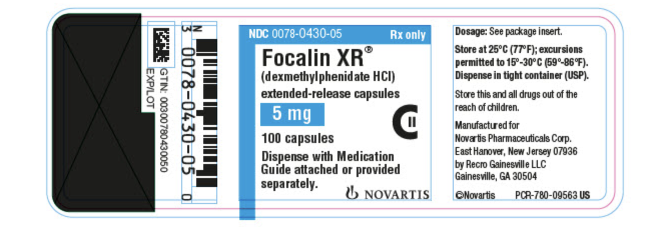 Focalin XR 5 mg, Kapseln