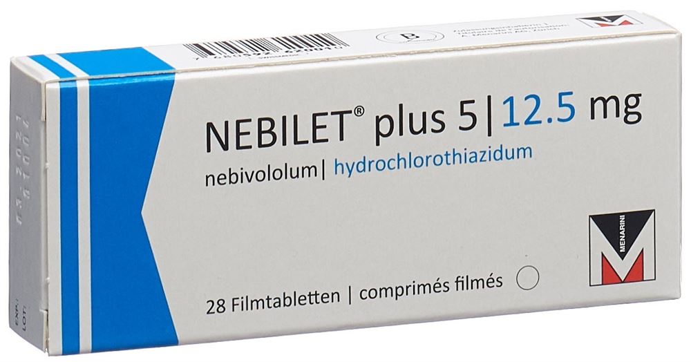NEBILET plus cpr pell 5/12.5 mg 28 pce