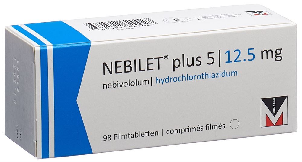 NEBILET plus cpr pell 5/12.5 mg 98 pce