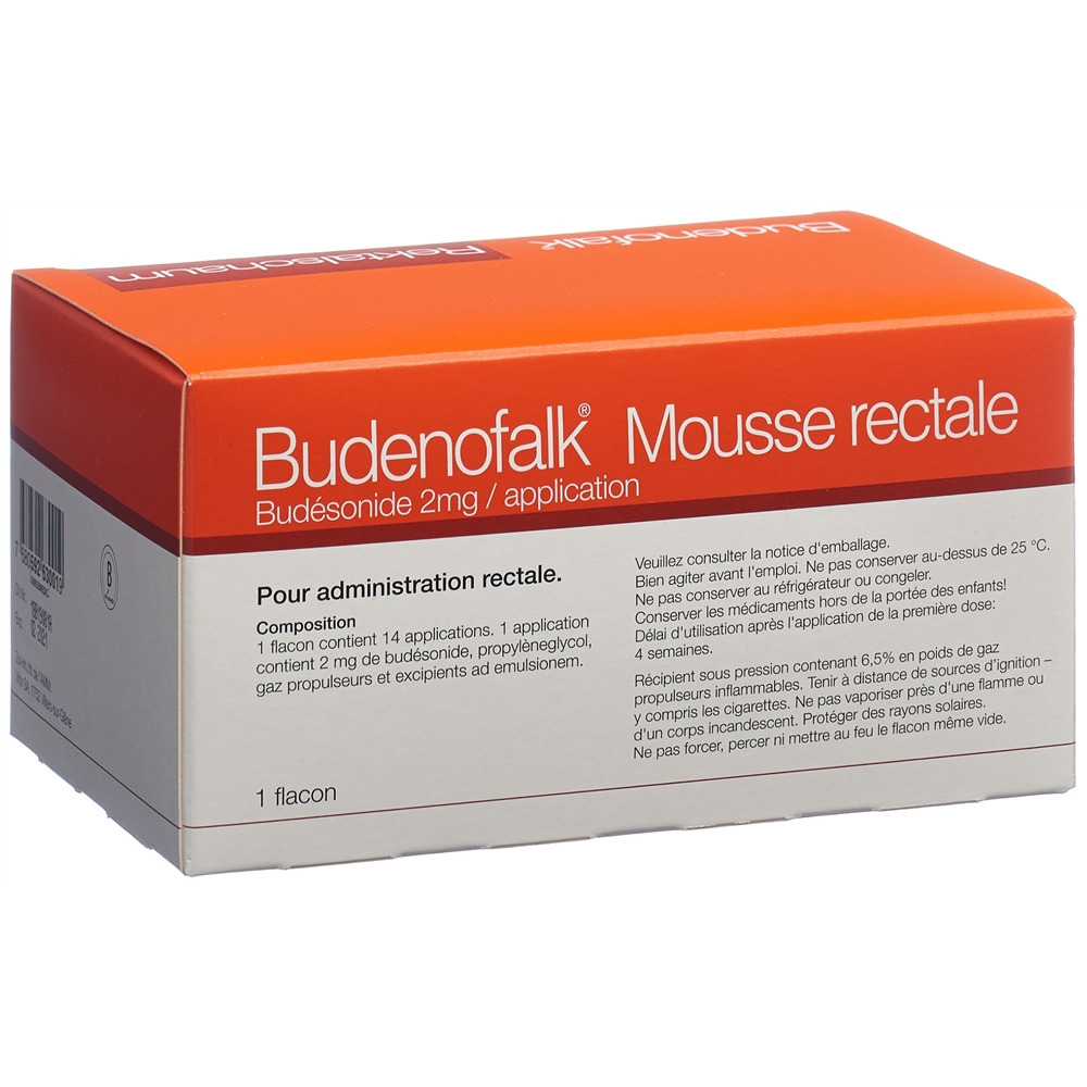 BUDENOFALK mousse rect 2 mg/dose 14 dos