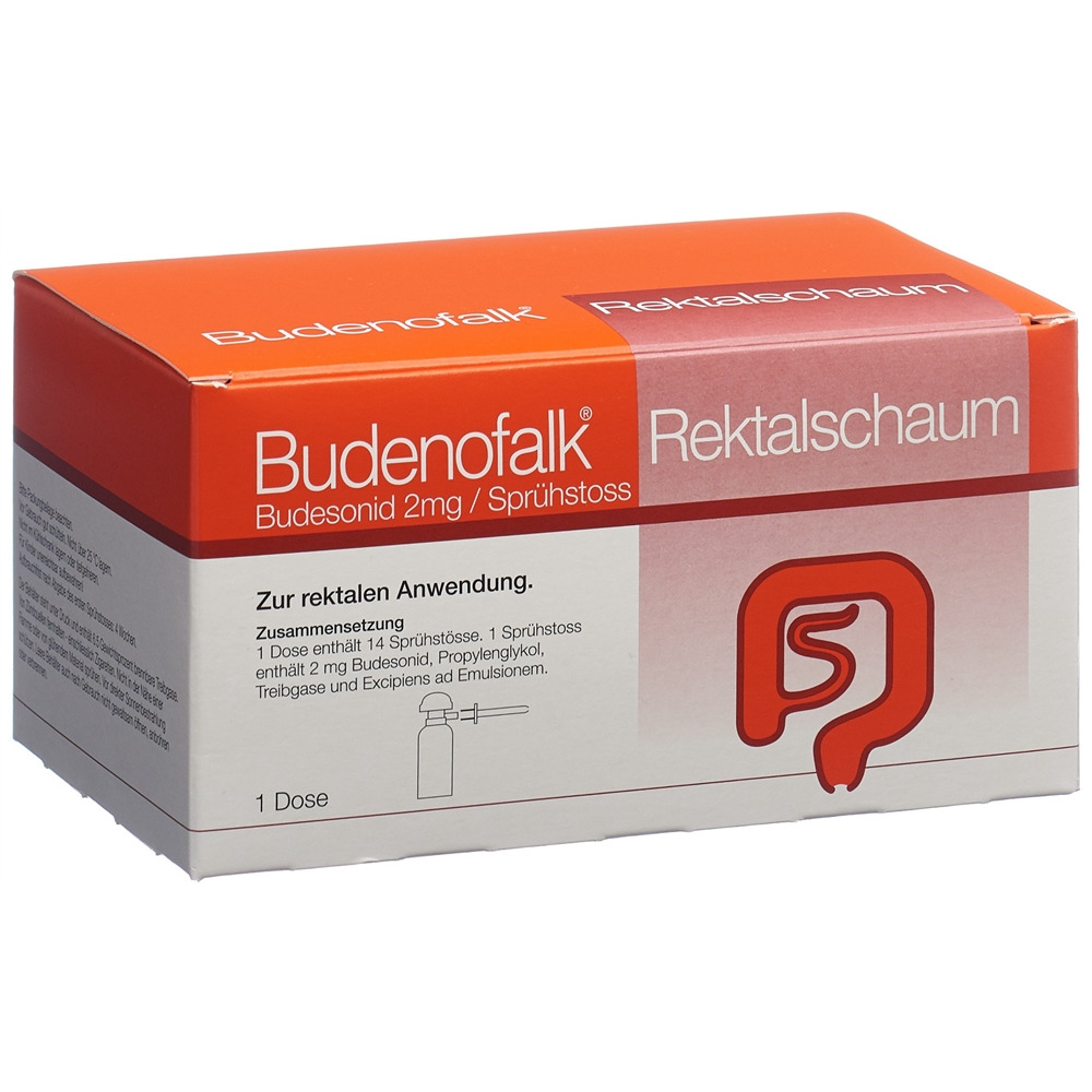 BUDENOFALK mousse rect 2 mg/dose 14 dos