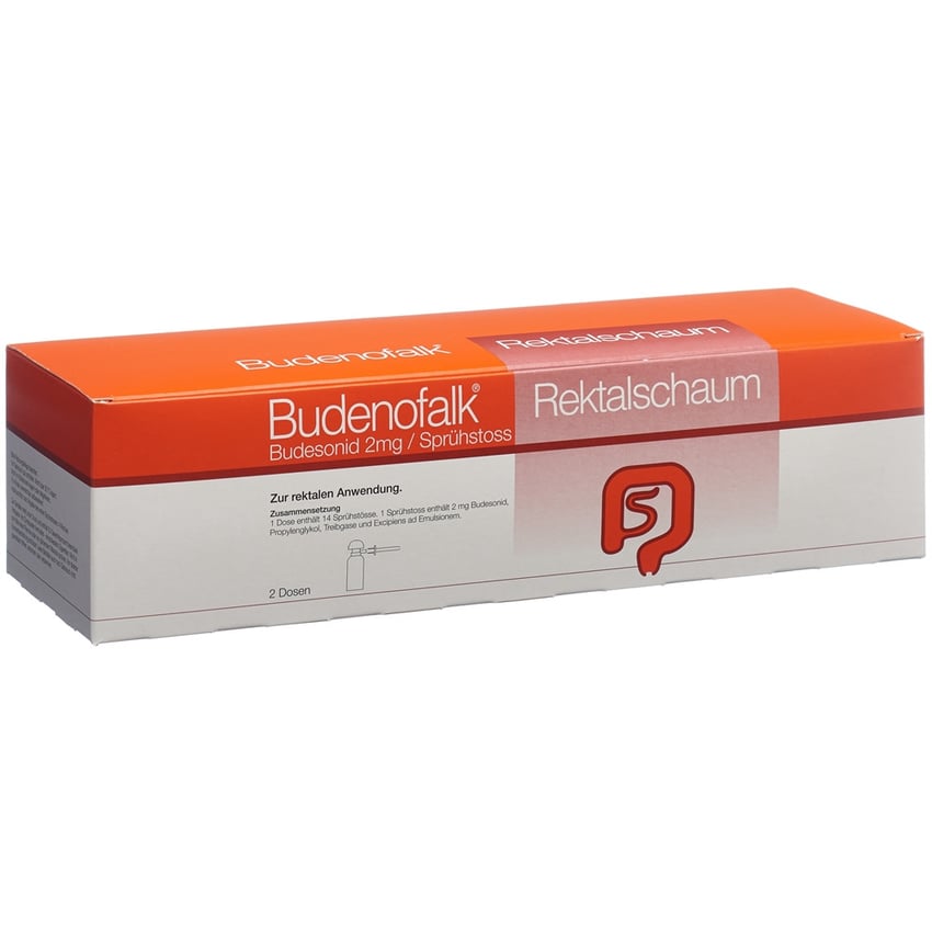 BUDENOFALK mousse rect 2 mg/dose 2 x 14 dos