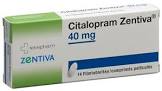 Citalopram Zentiva 40 mg, Filmtabletten