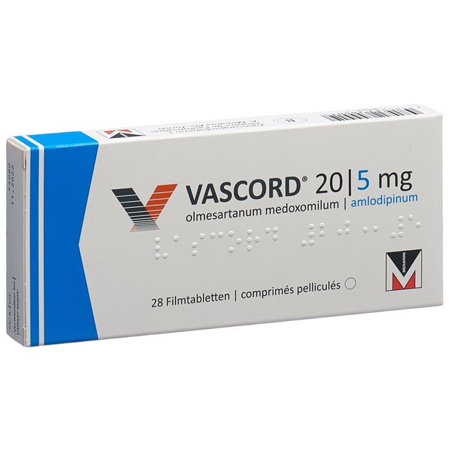 Vascord 40mg/10mg, Filmtabletten