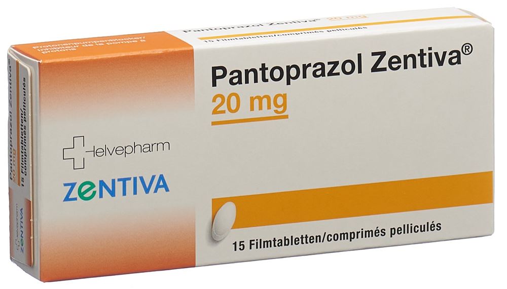 PANTOPRAZOL Zentiva cpr pell 20 mg 15 pce