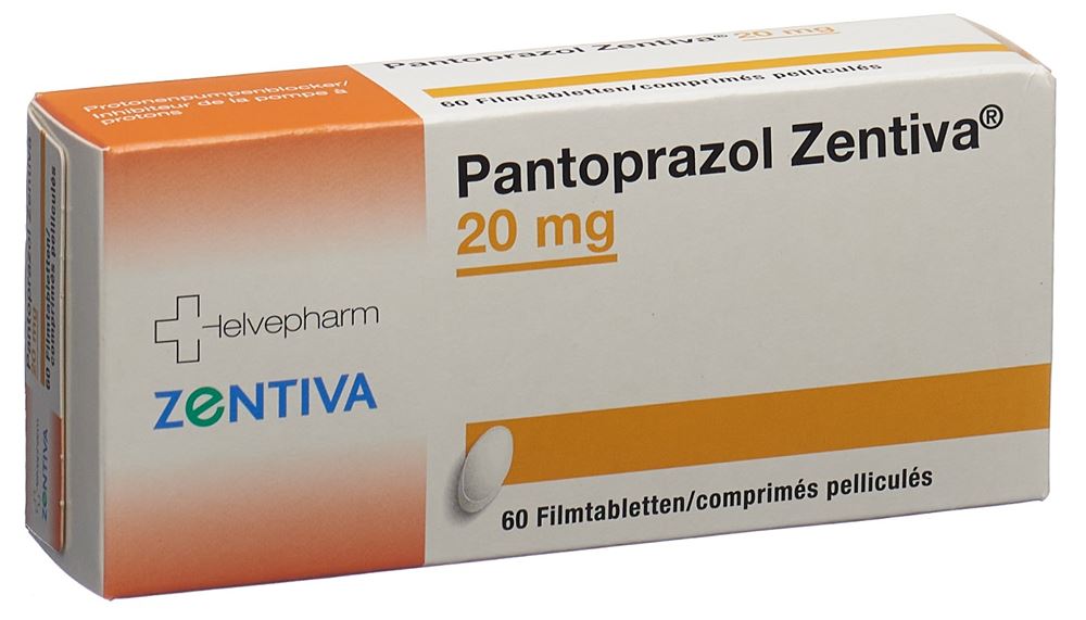PANTOPRAZOL Zentiva cpr pell 20 mg 60 pce