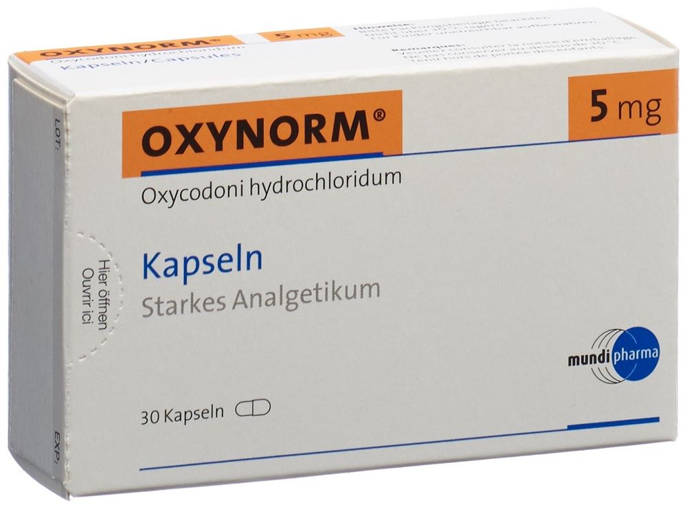 OXYNORM caps 5 mg 30 pce