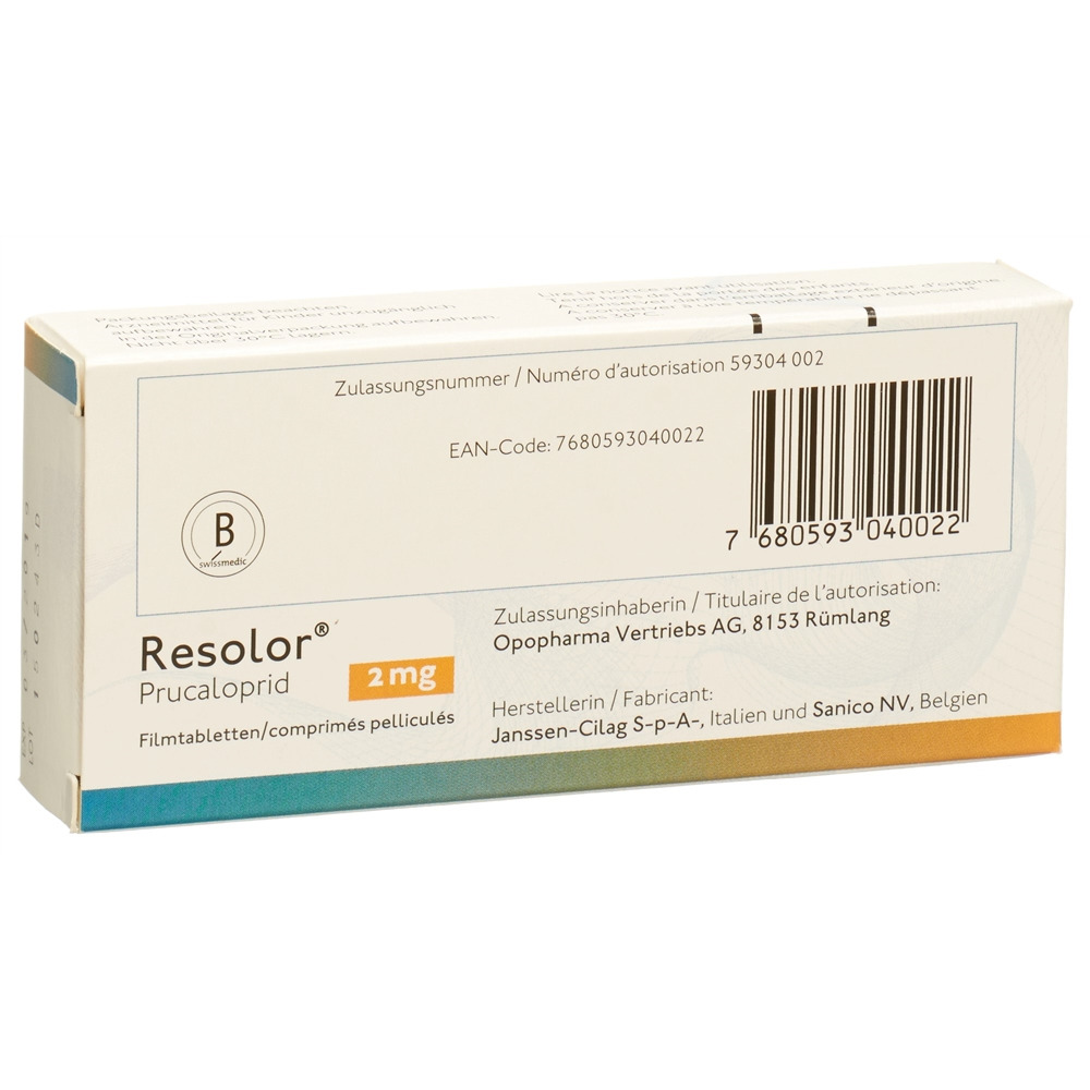 Resolor 2 mg, Filmtabletten