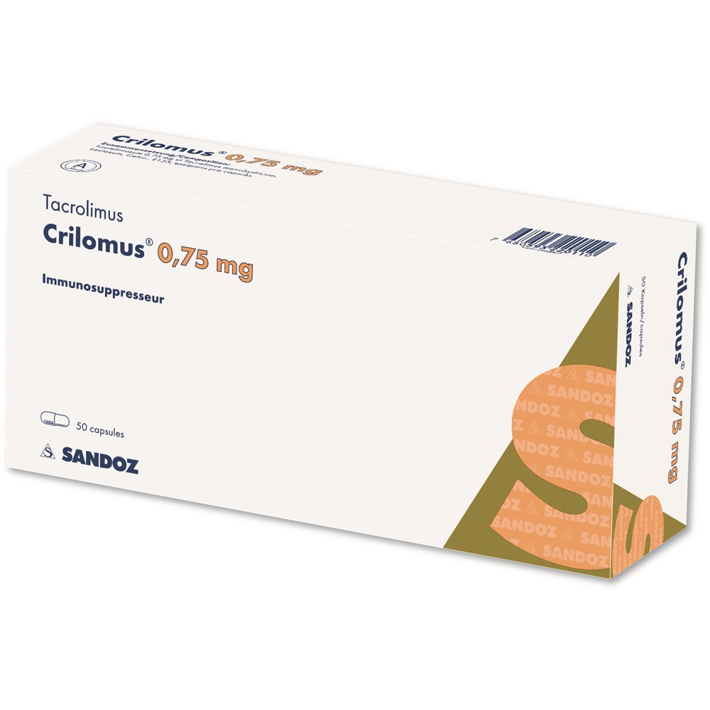 CRILOMUS caps 0.75 mg 50 pce