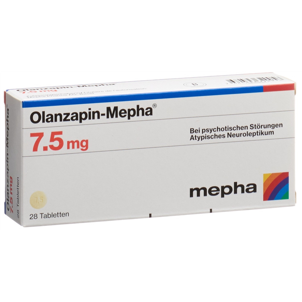 Olanzapin-Mepha 7.5, Tabletten