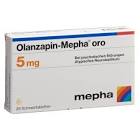 OLANZAPIN Mepha oro cpr orodisp 5 mg 28 pce