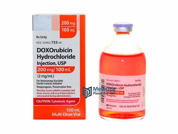 Doxorubicin-Teva 200 mg/100 ml, Injektionslösung