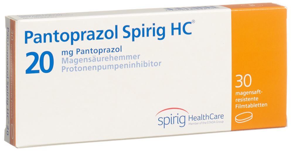 PANTOPRAZOLE Spirig HC cpr 20 mg 30 pce