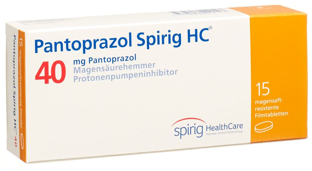 PANTOPRAZOLE Spirig HC cpr 40 mg 15 pce