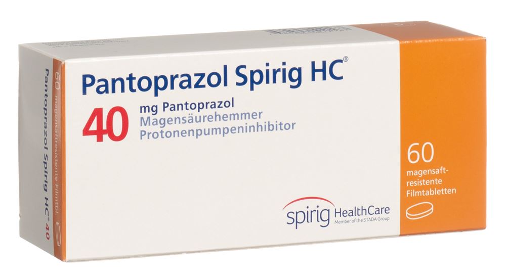 PANTOPRAZOLE Spirig HC cpr 40 mg 60 pce