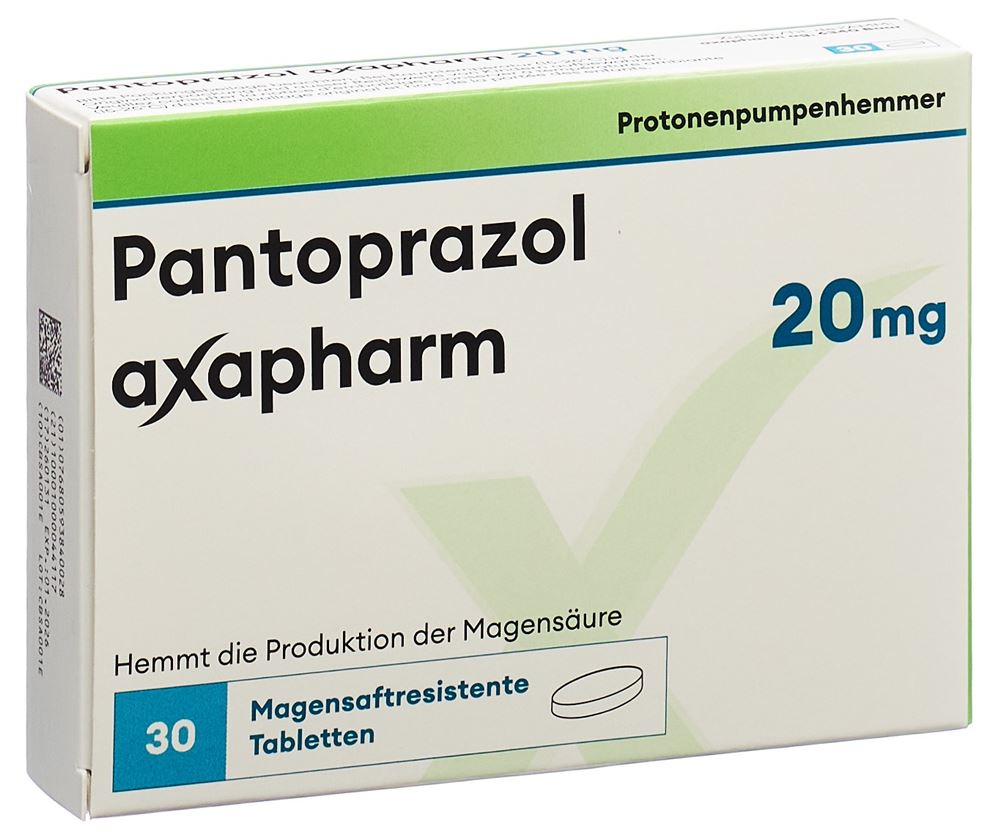 PANTOPRAZOLE axapharm cpr 20 mg 30 pce