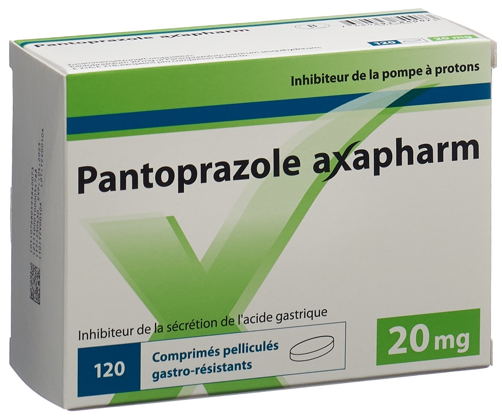 PANTOPRAZOLE axapharm cpr 20 mg 120 pce