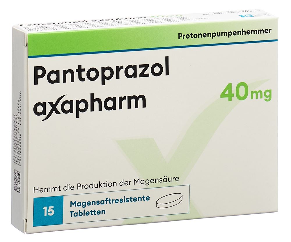 PANTOPRAZOLE axapharm cpr 40 mg 15 pce