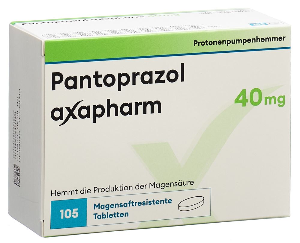 PANTOPRAZOLE axapharm cpr 40 mg 105 pce