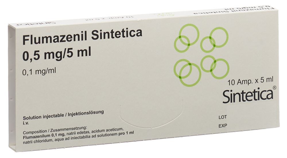 FLUMAZENIL Sintetica 0.5 mg/5ml 10 amp 5 ml