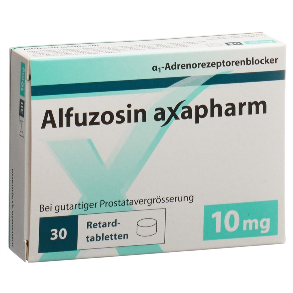 ALFUZOSINE axapharm cpr ret 10 mg 30 pce